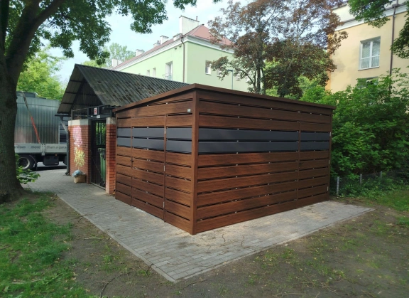 Šiukšlių konteinerių stoginės 408