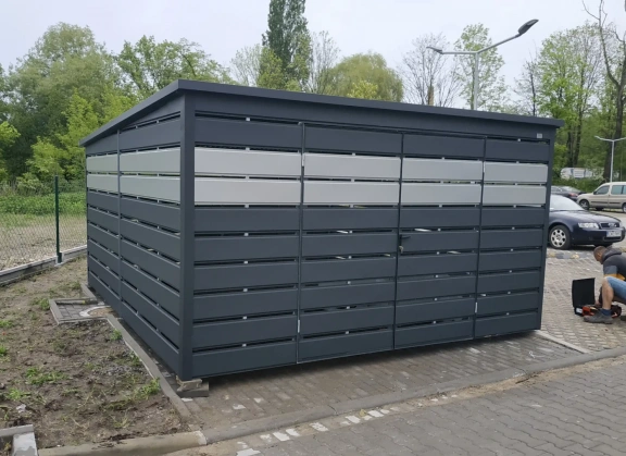 Šiukšlių konteinerių stoginės 125